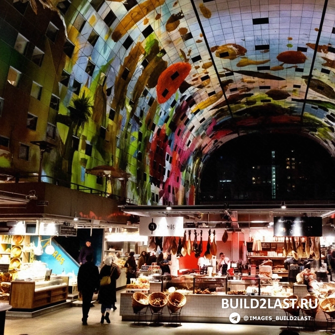 ����� ������� ����� Markthal � ������������� �������� � ����������, ����������