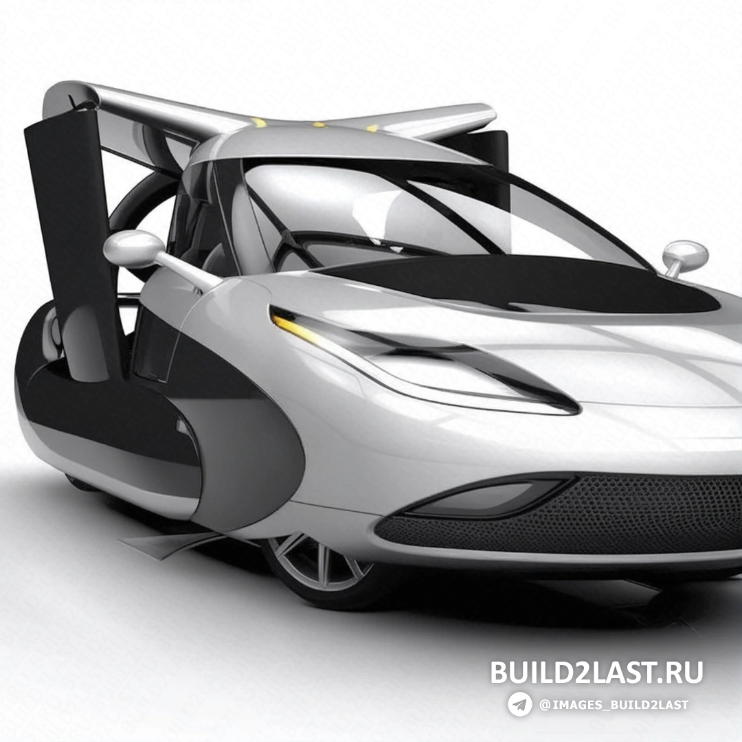 Концептуальный дизайн гибридного аэромобиля Terrafugia TF-X с футуристическими технологиями